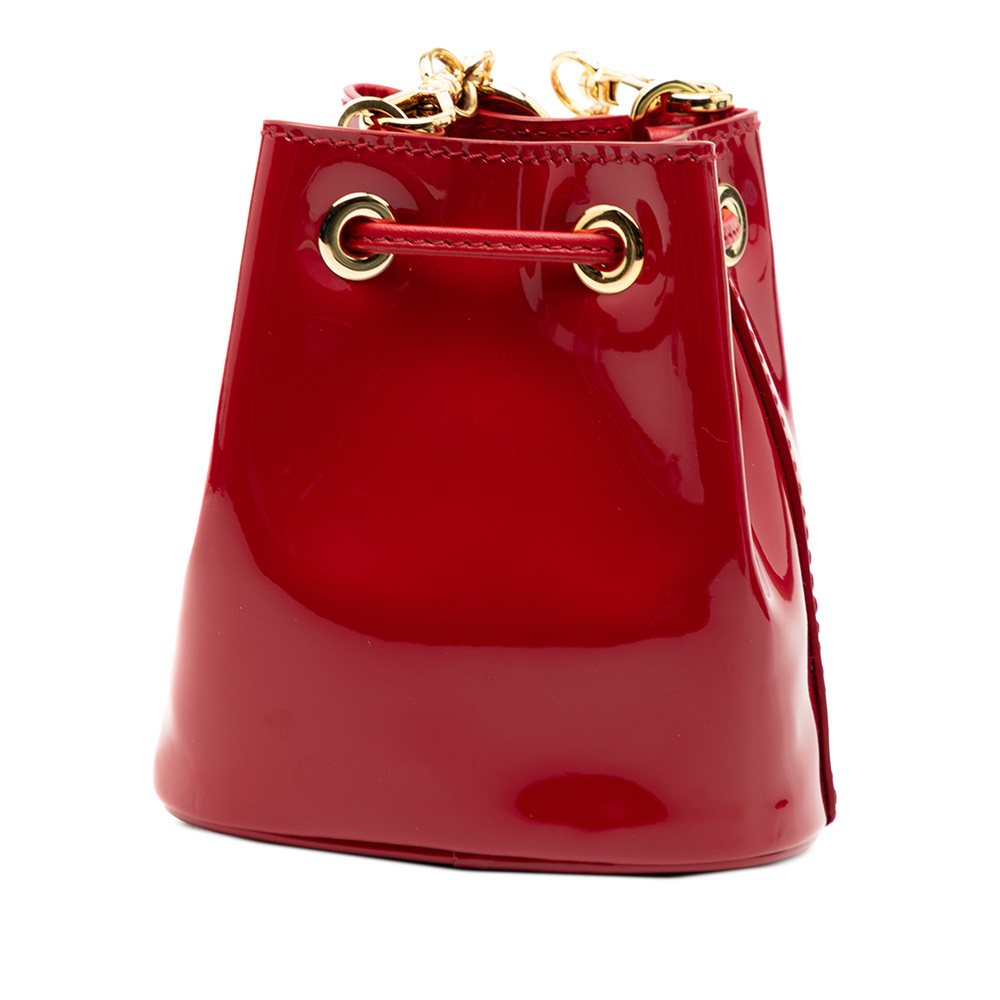 Pre-Loved Prada Mini Patent Drawstring Pouch - Picture 2 of 9